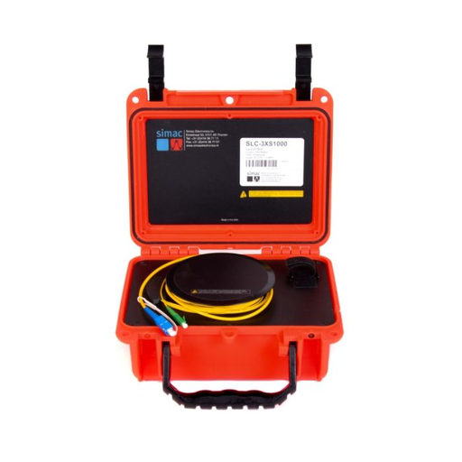 OTDR Voorspanhaspel, Enkel, 1000 meter SM G652D SC/APC8 - SC/PC